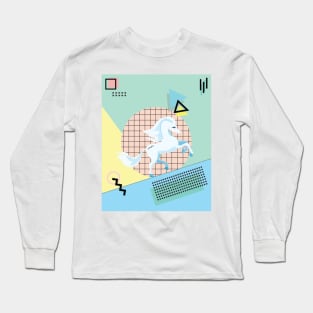 Riding 90's retro Long Sleeve T-Shirt